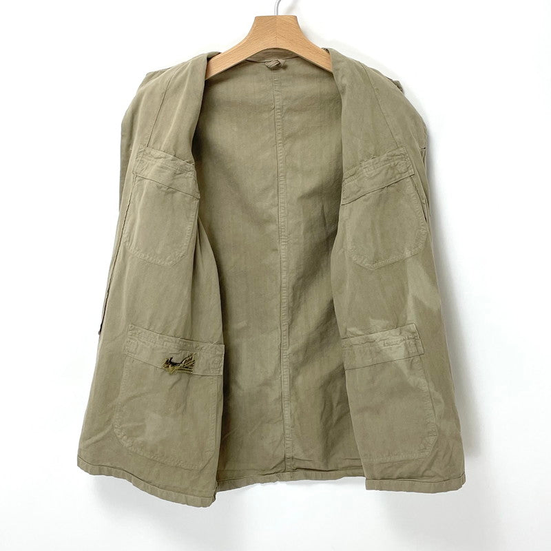 スウェーデン軍 カーキ M-39 ワークジャケット サイズ表記92【FB-JK-0023B】