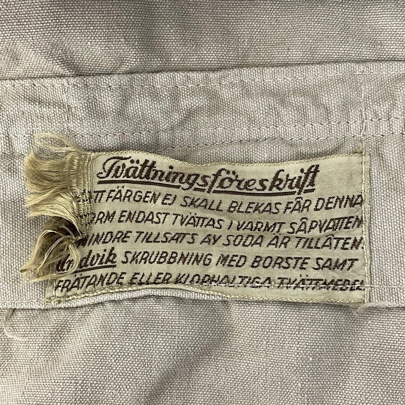 スウェーデン軍 カーキ M-39 ワークジャケット サイズ表記92【FB-JK-0023B】
