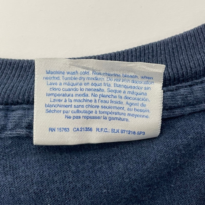 U.S.NAVY SEARCH & RESCURE ネイビー Hanes/ヘインズ ミリタリーTシャツ XLサイズ【FB-TS-0019B-】