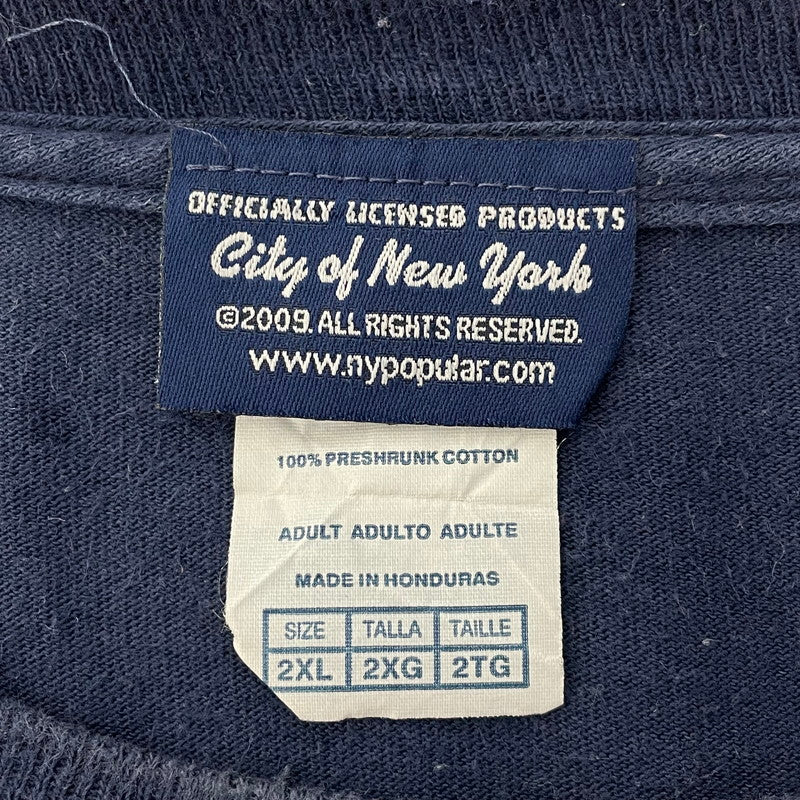 ニューヨーク市消防局 FDNY ネイビー オフィシャルTシャツ 2XLサイズ【FB-TS-0018B-】