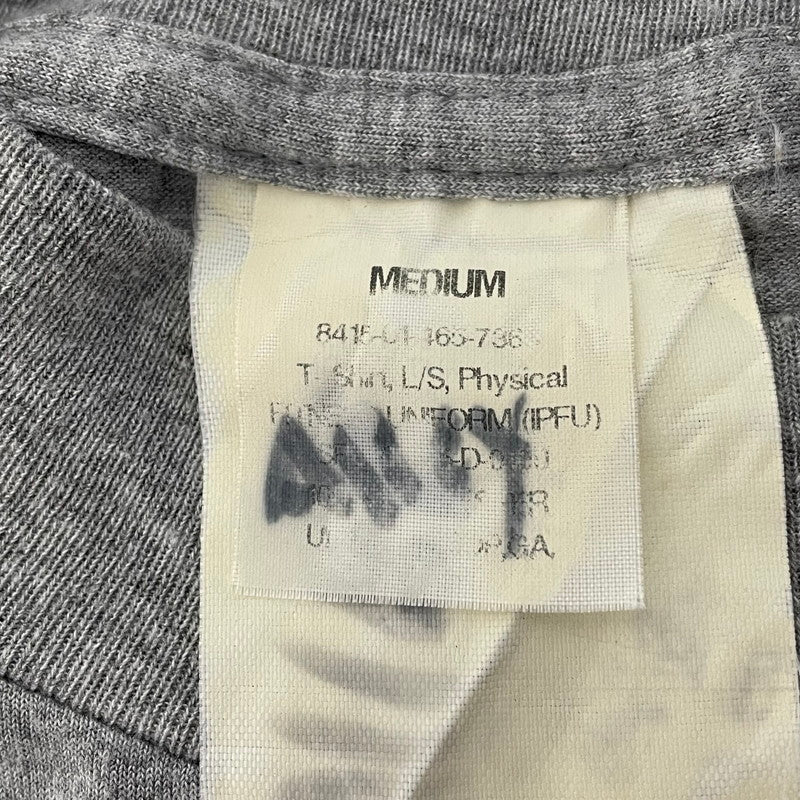【リメイク】アメリカ陸軍 U.S.ARMY グレー 前期型 IPFU フィジカルトレーニング 半袖Tシャツ【FB-TS-0036B-】