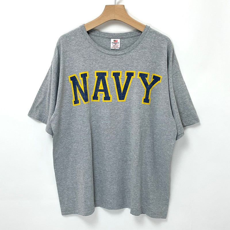 90s BAYSIDE/ベイサイド U.S.NAVY グレー ヴィンテージ Tシャツ XLサイズ【FB-TS-0029B-】