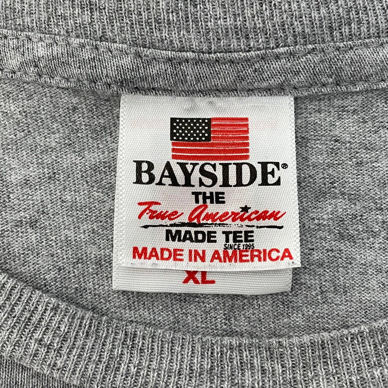 90s BAYSIDE/ベイサイド U.S.NAVY グレー ヴィンテージ Tシャツ XLサイズ【FB-TS-0029B-】