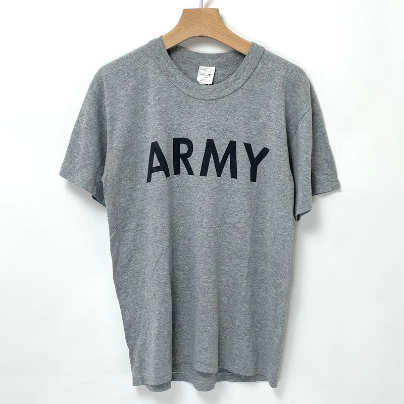 【シングルステッチ】80-90s アメリカ陸軍 U.S.ARMY グレー ヴィンテージ PFU トレーニングTシャツ Mサイズ【FB-TS-0027C-】