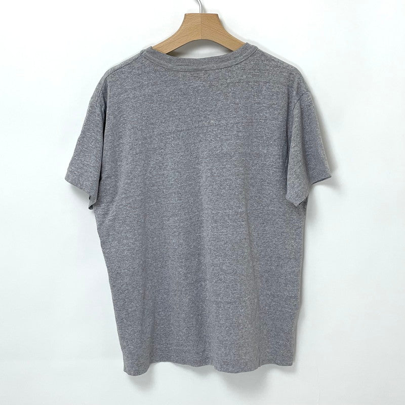 【リメイク】80s アメリカ陸軍 U.S.ARMY グレー ヴィンテージ PFU VネックTシャツ Mサイズ【FB-TS-0039B-】