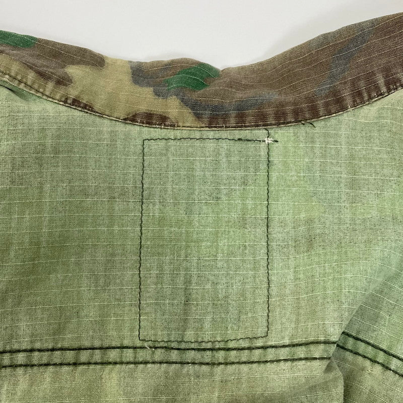 80s アメリカ軍 LC-1 リーフカモ RDF迷彩 リップストップ BDUジャケット S-Lサイズ【FB-JK-0037B=】