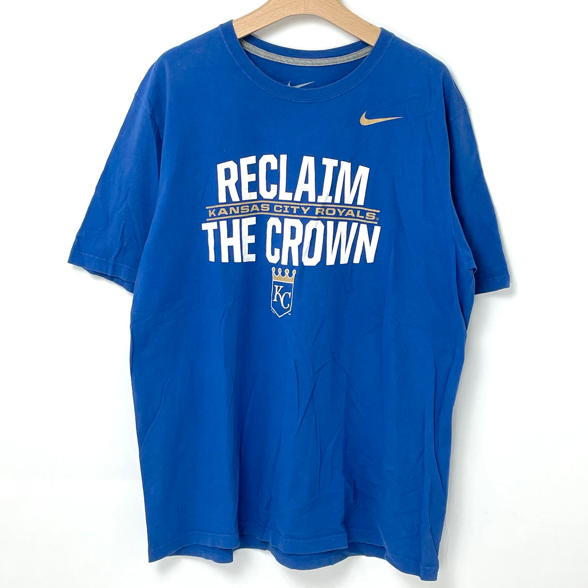 MLB カンザスシティ・ロイヤルズ NIKE/ナイキ ロイヤルブルー メジャーリーグベースボールTシャツ XLサイズ【FB-TS-0003B-】