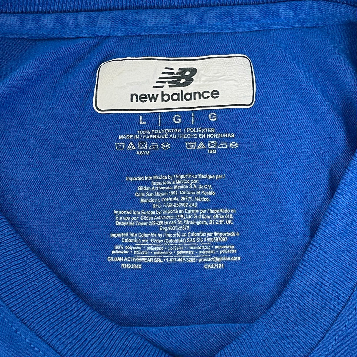 【大谷翔平選手所属チーム】MLB ロサンゼルス・ドジャース New Balance/ニューバランス ブルー "Class of 2018" メジャーリーグベースボールTシャツ Lサイズ【FB-TS-0024B-】