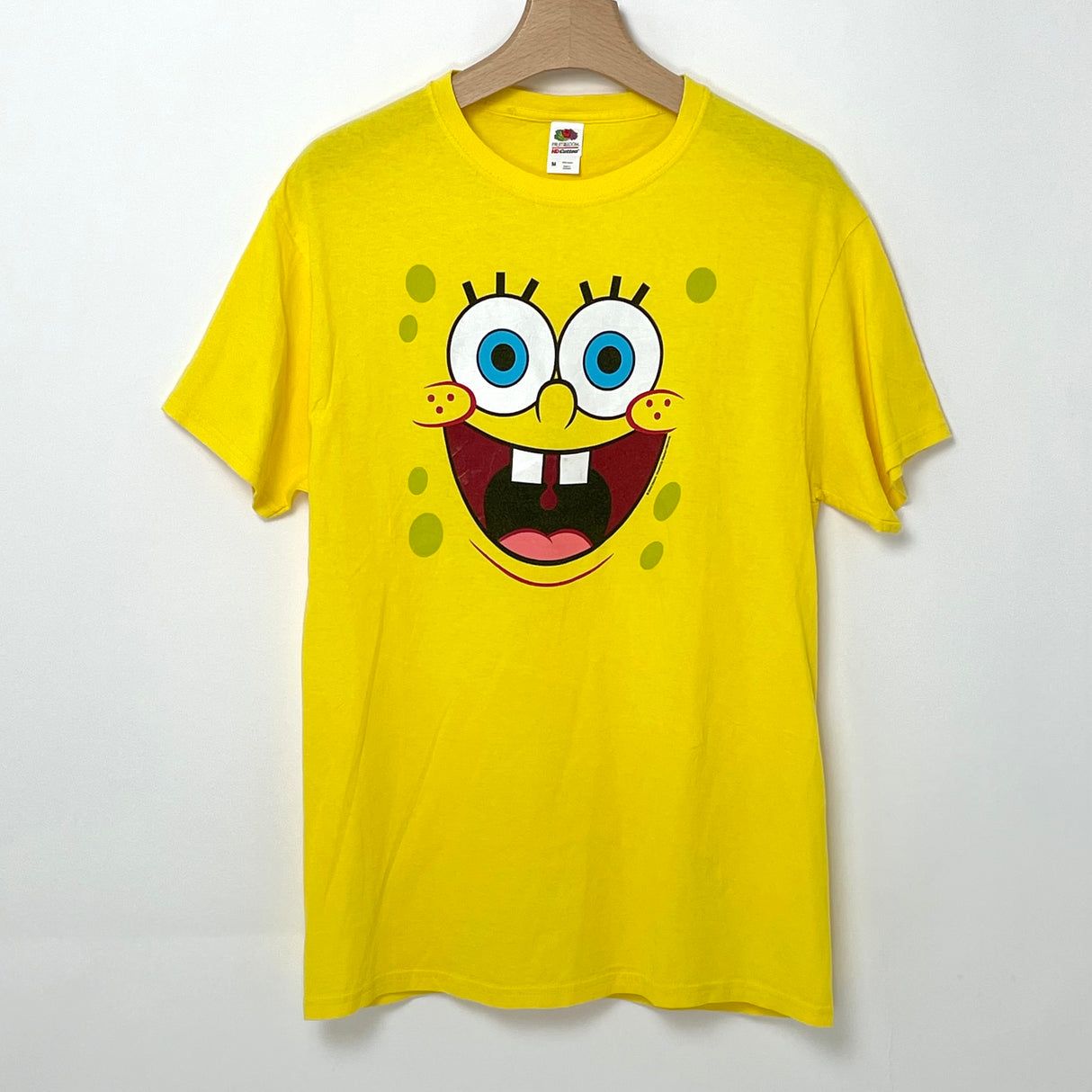 FRUIT OF THE LOOM/フルーツオブザルーム スポンジボブ キャラクターTシャツ Mサイズ【FB-TS-0038B-】