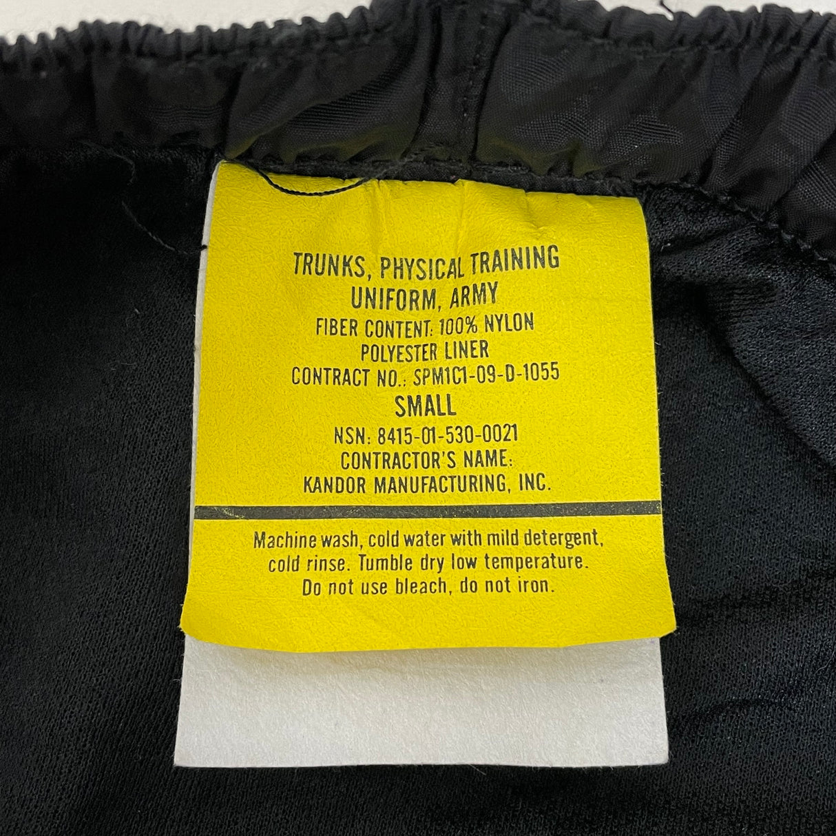 【美品】アメリカ陸軍 U.S.ARMY ブラック/シルバーレター IPFU トレーニング ショートパンツ 前期型【FB-PT-0031A-】