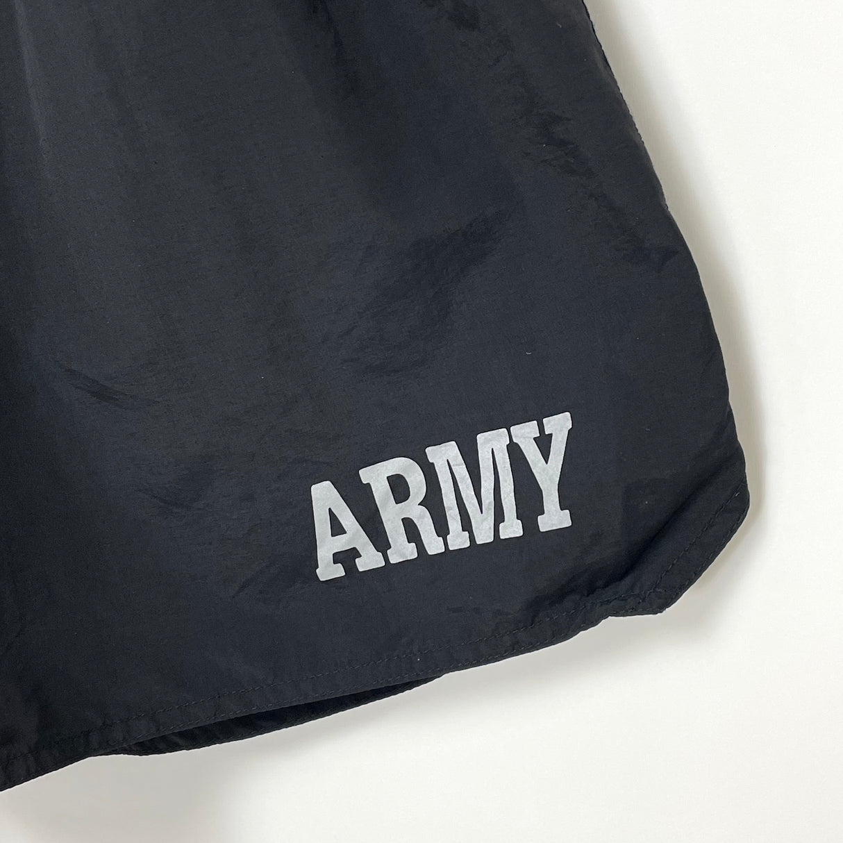 【美品】アメリカ陸軍 U.S.ARMY ブラック/シルバーレター IPFU トレーニング ショートパンツ 前期型【FB-PT-0031A-】