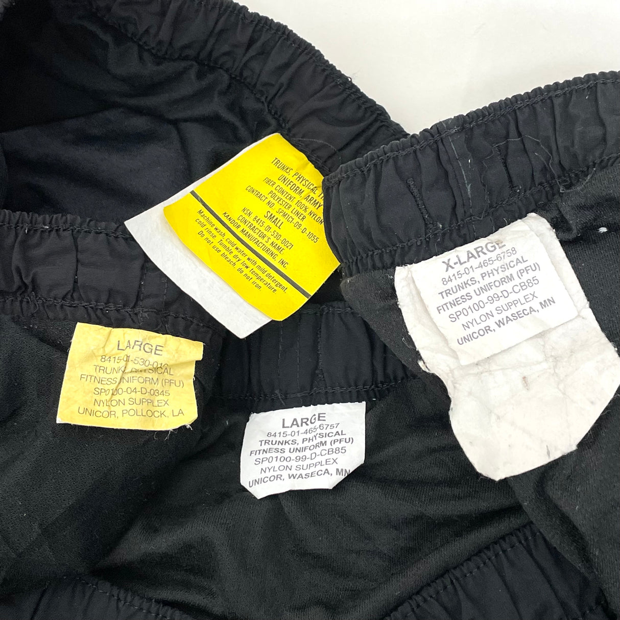 【美品】アメリカ陸軍 U.S.ARMY ブラック/シルバーレター IPFU トレーニング ショートパンツ 前期型【FB-PT-0031A-】
