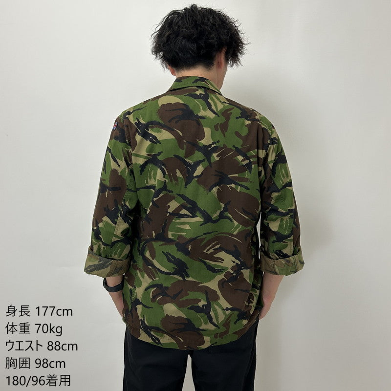 イギリス軍 DPM カモフラージュ ライトウェイト コンバットジャケット USED B23U=