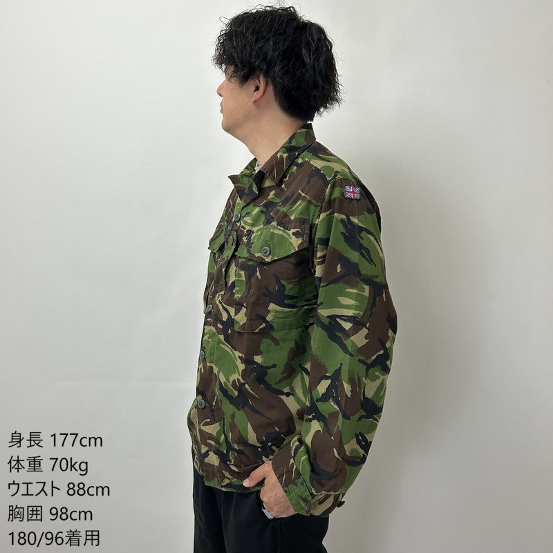 イギリス軍 DPM カモフラージュ ライトウェイト コンバットジャケット USED B23U=
