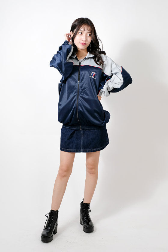 フランス陸軍 ネイビー トレーニングジャケット 新品 F31N=