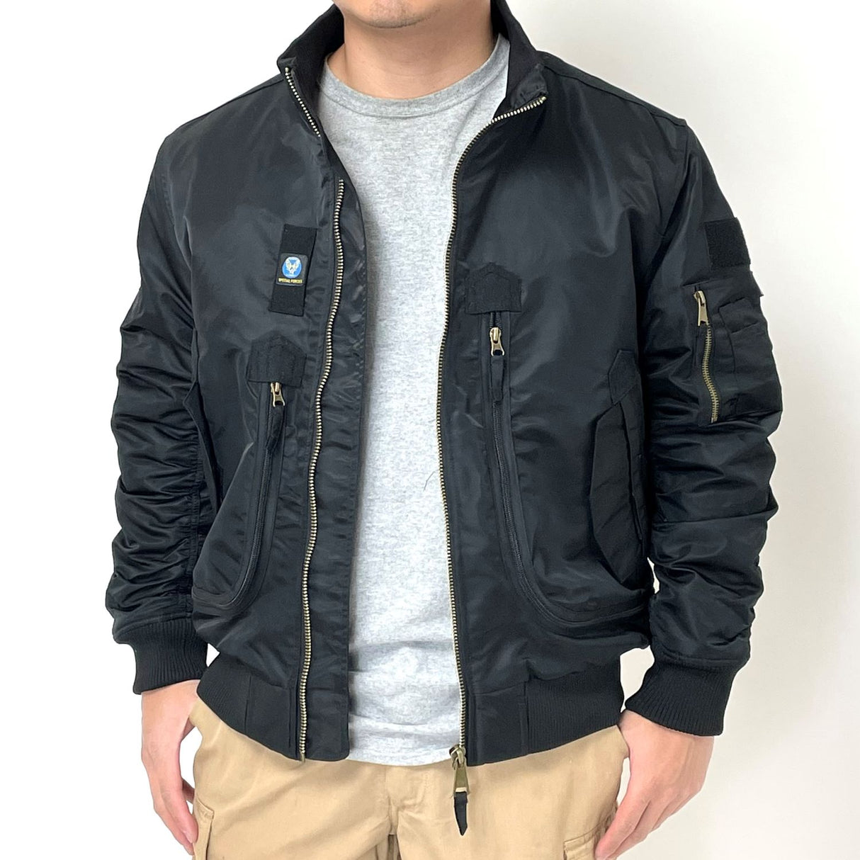 (5/2まで特価)US.MA1.AIRFORCE、フライトジャケット(新品)A10NZ-AF