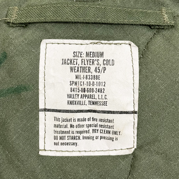 アメリカ軍 CWU-45/P フライトジャケット 新型生地 USED A18U-SP