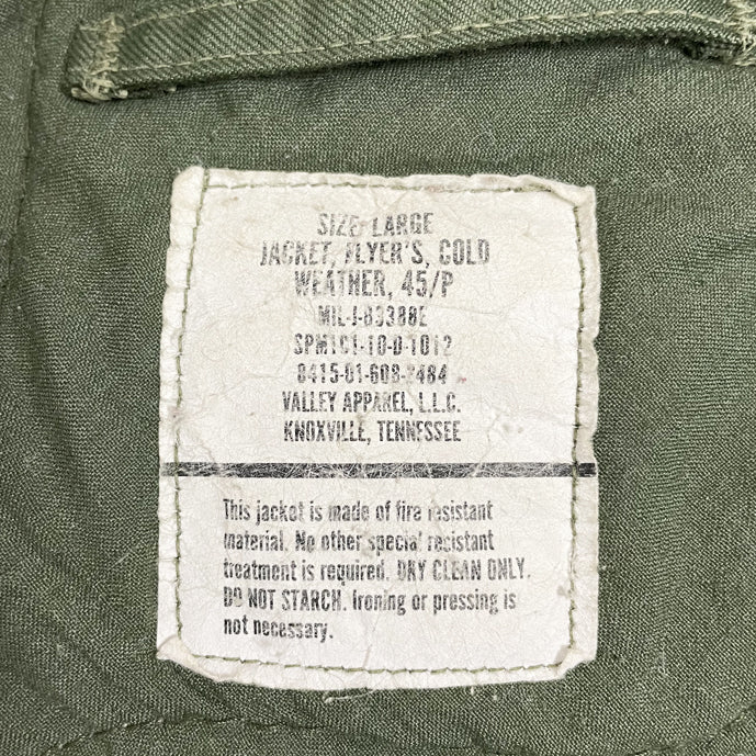アメリカ軍 CWU-45/P フライトジャケット 新型生地 USED A18U-SP