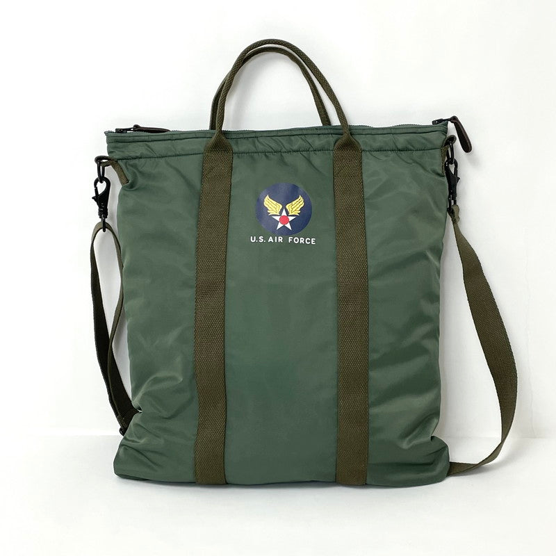 (4/4まで特価)US.ビンテージエアフォースロゴ.ヘルメットバッグ 新品 A1NZ-AF=