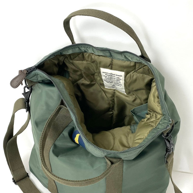 (4/4まで特価)US.ビンテージエアフォースロゴ.ヘルメットバッグ 新品 A1NZ-AF=