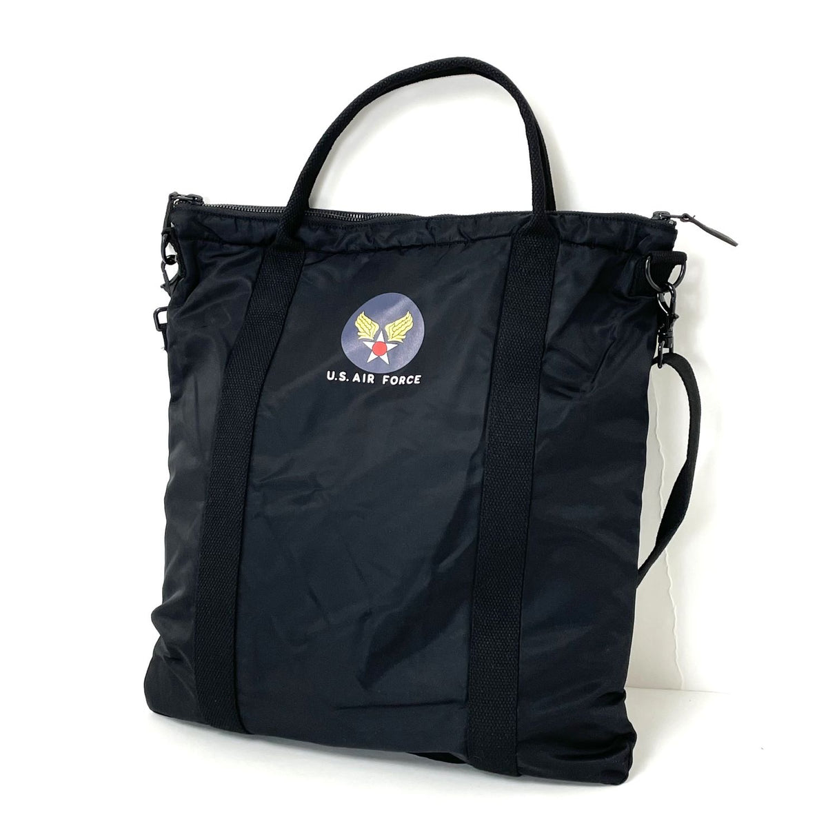 (4/4まで特価)US.ビンテージエアフォースロゴ.ヘルメットバッグ 新品 A1NZ-AF=