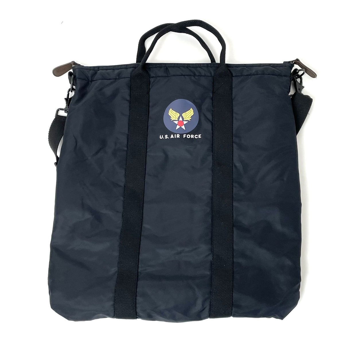 (4/4まで特価)US.ビンテージエアフォースロゴ.ヘルメットバッグ 新品 A1NZ-AF=