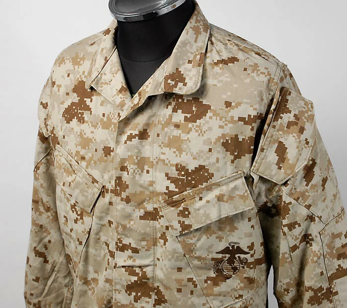 アメリカ海兵隊 USMC MCCUU デザート マーパット カモフラージュ コンバットジャケット USED =