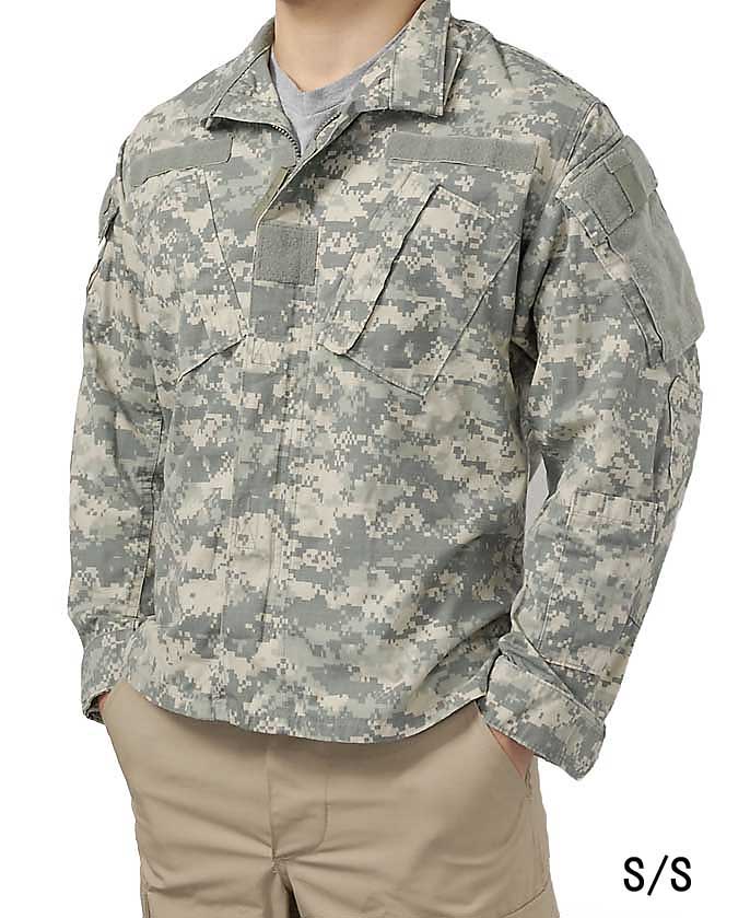 アメリカ軍 ACU デジタルカモ コンバットジャケット USED A3U=