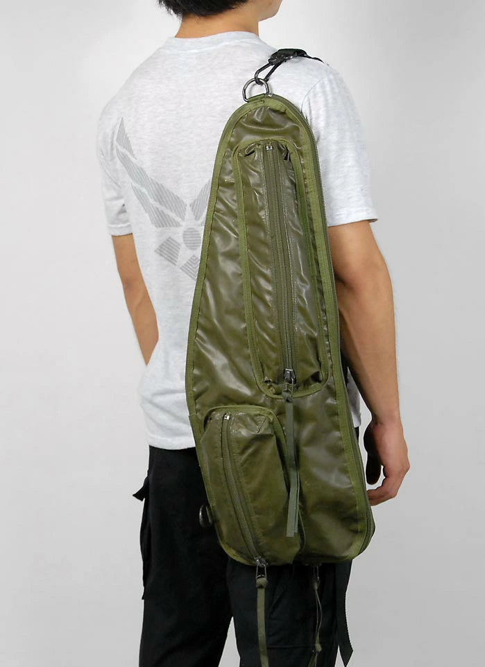 アメリカ軍 OD ストラップ付 バーレルケース USED A60U