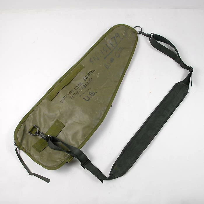 アメリカ軍 OD ストラップ付 バーレルケース USED A60U
