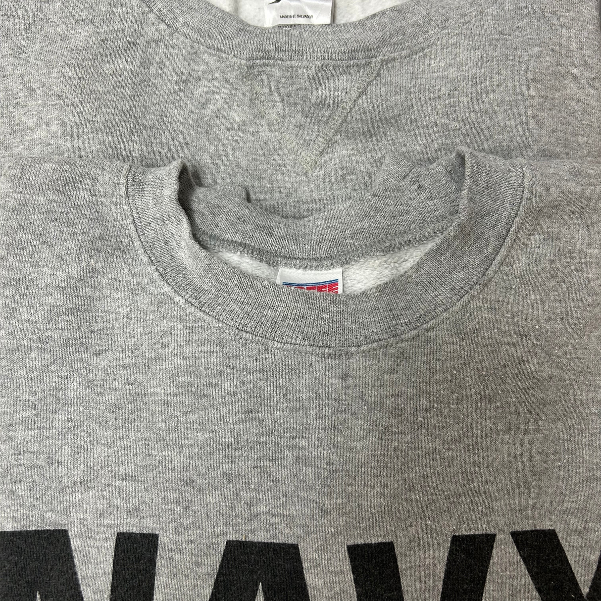 アメリカ海軍 U.S.NAVY グレー スウェットシャツ【FB-SS-ML0007B=】