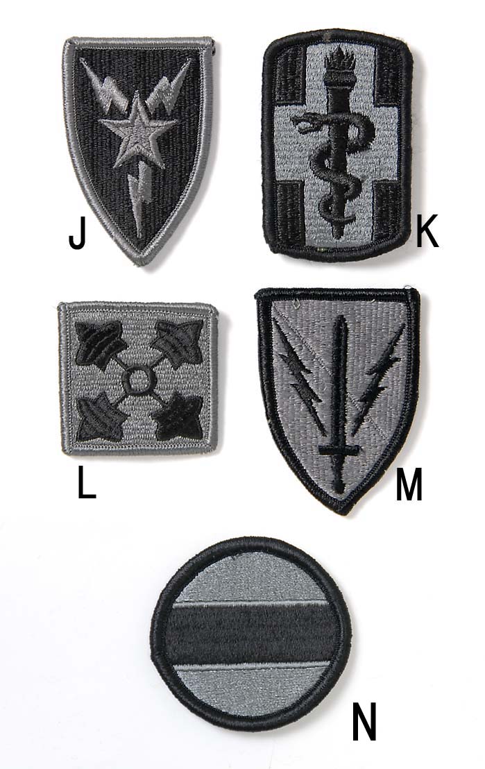 アメリカ軍 ACU ベルクロ付 部隊章ワッペン 新品 ACU-B-