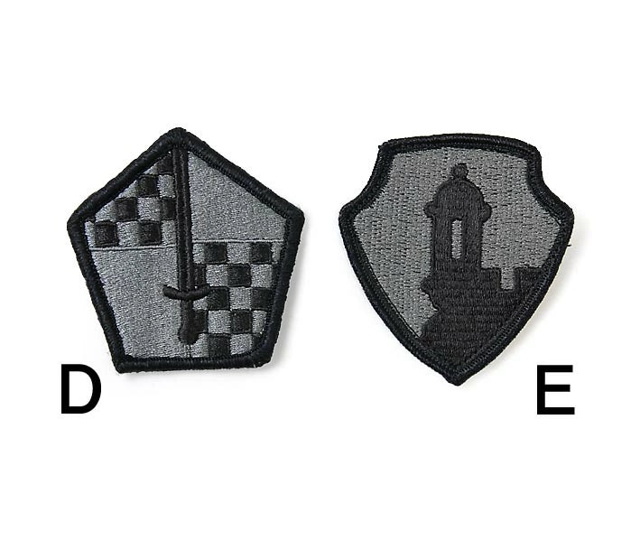 アメリカ軍 ACU ベルクロ付 部隊章ワッペン 新品 ACU-B3-
