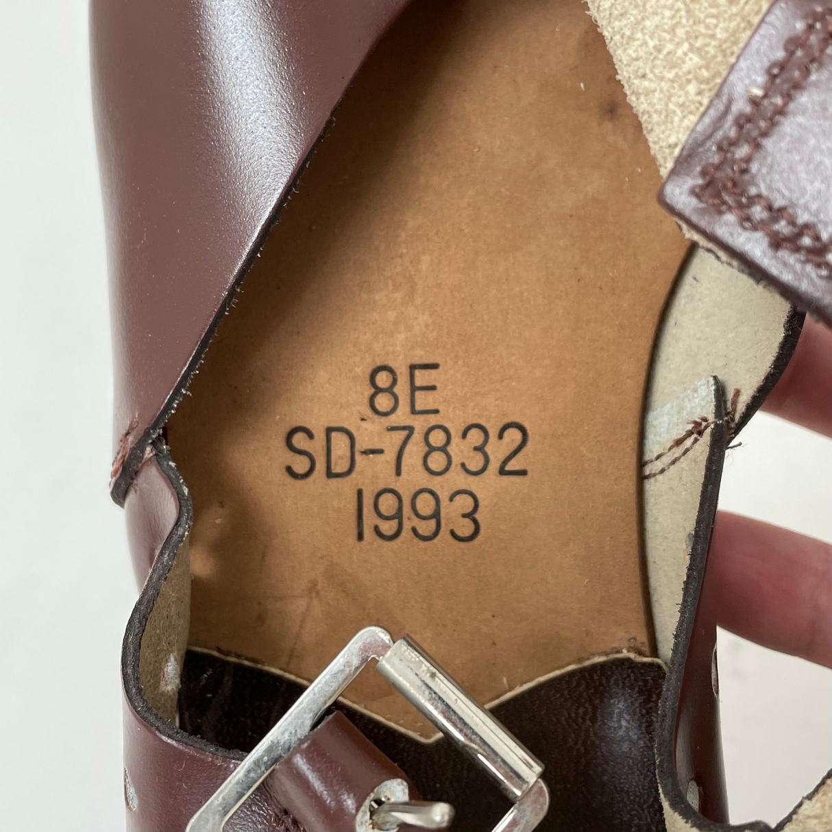 【新品】1990's カナダ軍 ブラウン レザー グルカサンダル 箱付き【FB-BS-ML0001S】