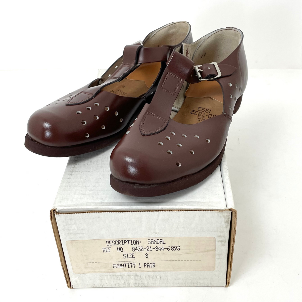 【新品】1990's カナダ軍 ブラウン レザー グルカサンダル 箱付き【FB-BS-ML0001S】