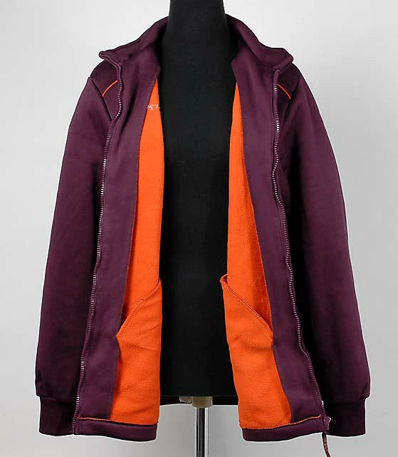 【レディース特価】イギリス ワインカラー Sainsbury's レディース スタッフジャケット USED B20WU-LDY