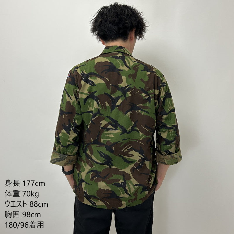 イギリス軍 DPM カモフラージュ ライトウェイト コンバットジャケット BランクUSED B23U2=