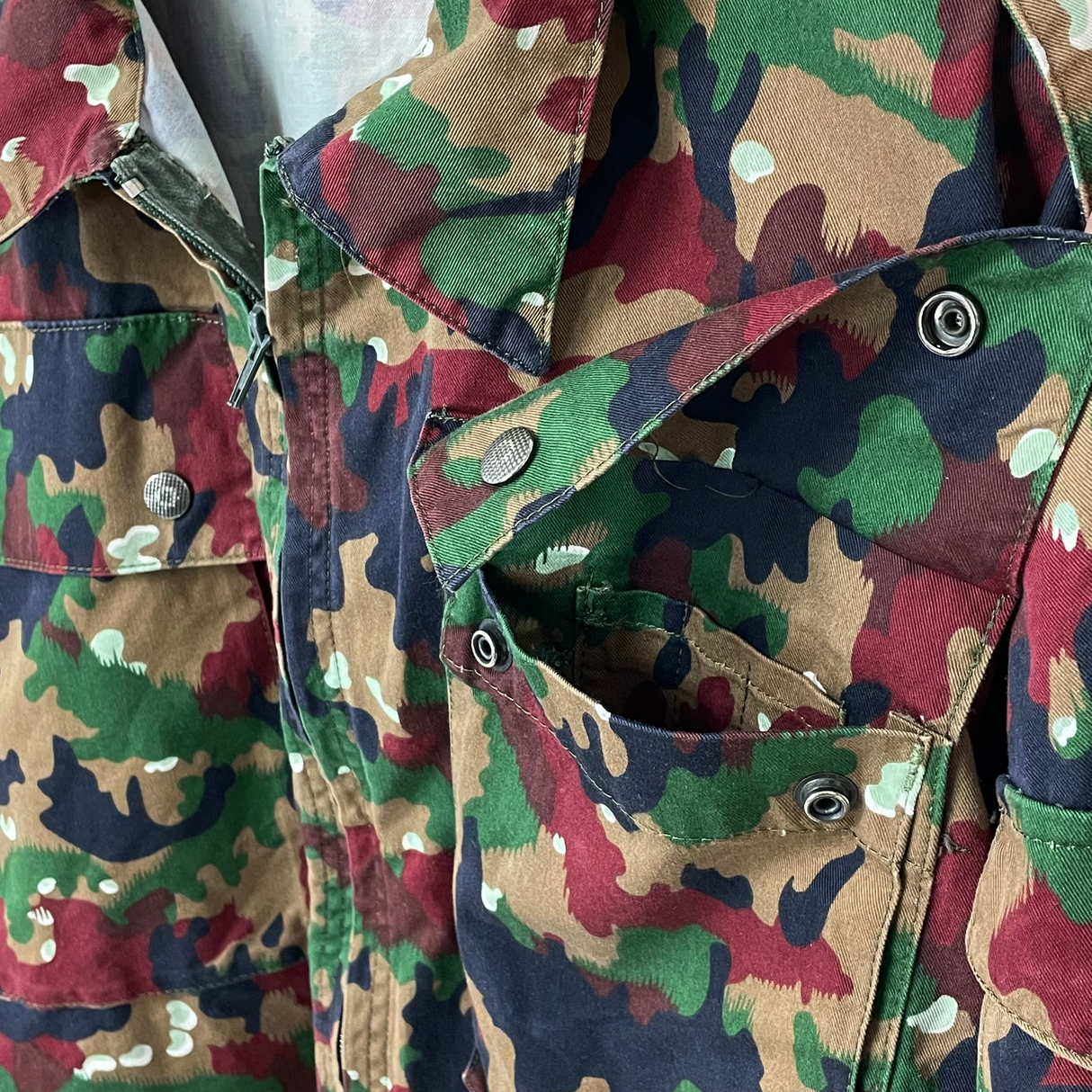 スイス軍 アルペンカモ M-83 フィールドジャケット【FB-JK-ML0078B=】