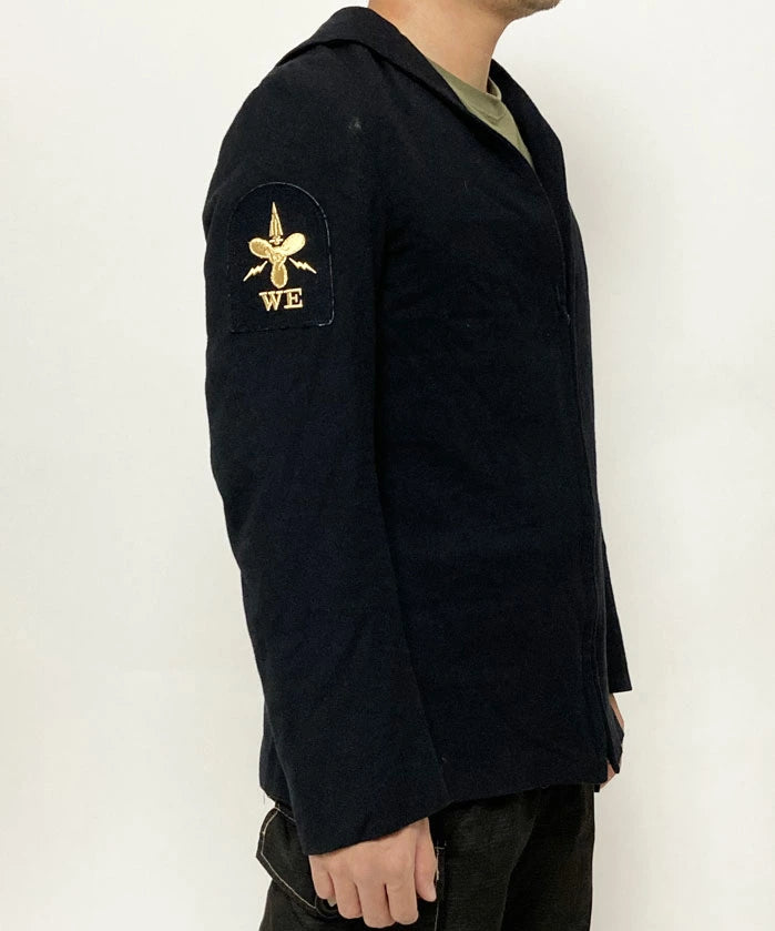 イギリス海軍 ROYAL NAVY ブラック 部隊章付 Class2 セーラー USED B33UBW=