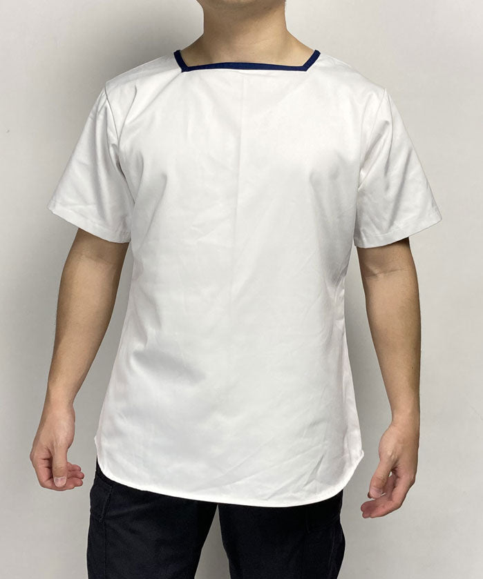 イギリス海軍 ROYAL NAVY ホワイト 半袖シャツ USED B43U-