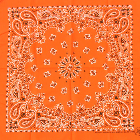 (11/29まで特価)HAV-A-HANK/ハバハンク アメリカ製 オリジナル ペーズリーバンダナ 新品 301-320-