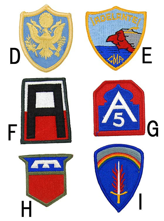 アメリカ軍 ミリタリー カラー部隊章ワッペン 新品 BRANCH-CN-