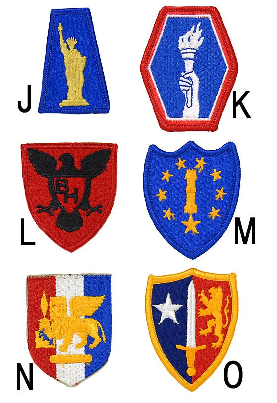 アメリカ軍 ミリタリー カラー部隊章ワッペン 新品 BRANCH-CN-