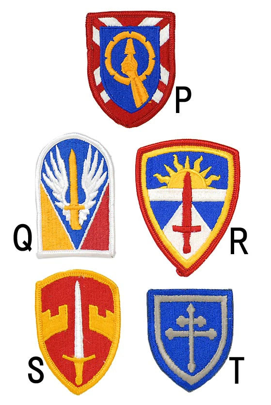 アメリカ軍 ミリタリー カラー部隊章ワッペン 新品 BRANCH-CN-