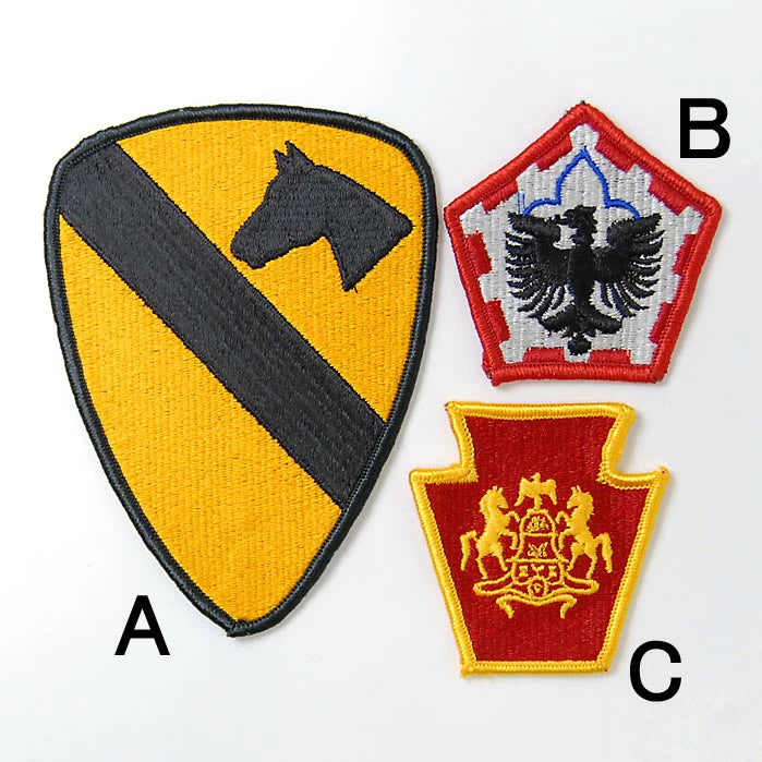 アメリカ軍 ミリタリー カラー 部隊章ワッペン 新品 BRANCH-CN1A-