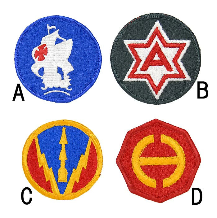 アメリカ軍 ミリタリー カラー部隊章ワッペン 新品 BRANCH-CN3-