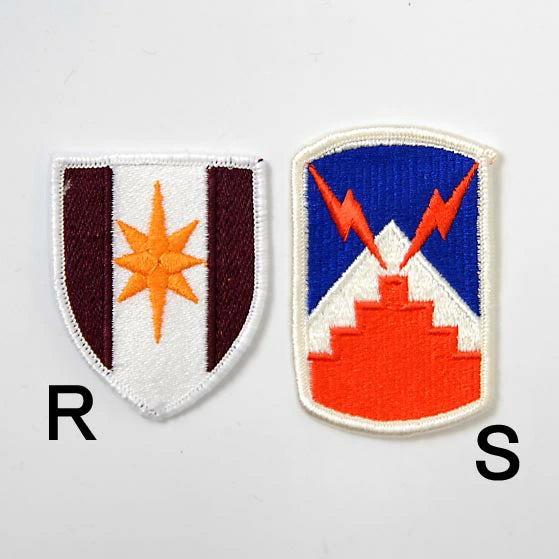 アメリカ軍 ミリタリー カラー部隊章ワッペン 新品 BRANCH-CN3-