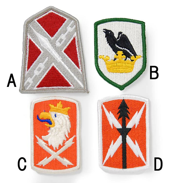 アメリカ軍 ミリタリー カラー部隊章ワッペン 新品 BRANCH-CN5-