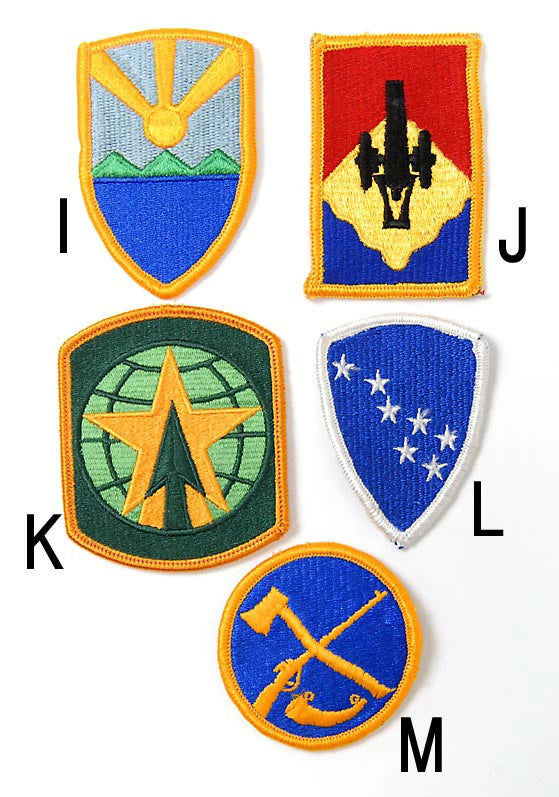 アメリカ軍 ミリタリー カラー部隊章ワッペン 新品 BRANCH-CN5A-