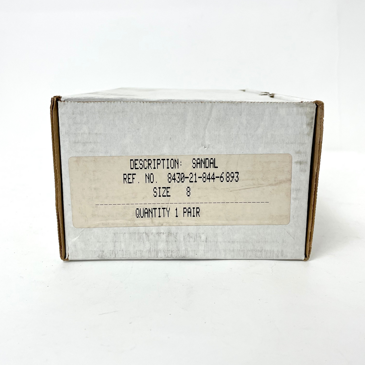 【新品】1990's カナダ軍 ブラウン レザー グルカサンダル 箱付き【FB-BS-ML0001S】